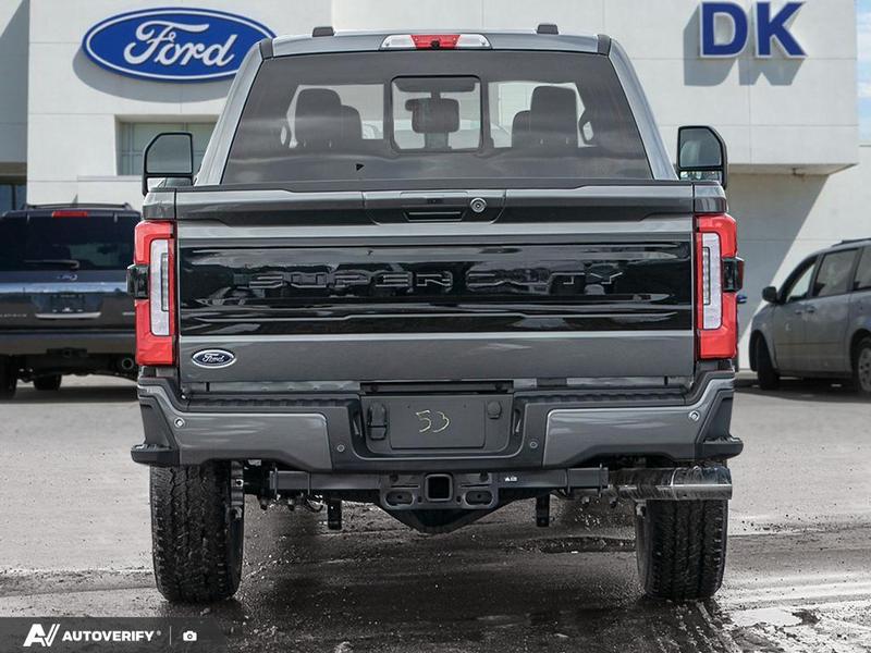 NEW 2026 Ford F-350 Super Duty Platinum - Carbonized Grey Metallic Exterior / BLACK ONYX/BLUE LEATHER Interior - $124,761 - Stock #D60347 - VIN 1FT8W3BM3TEE05392 - Photo 5