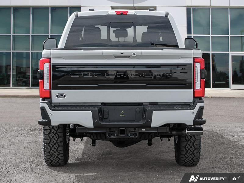 NEW 2026 Ford F-350 Super Duty Platinum - Avalanche Exterior / BLACK ONYX/BLUE LEATHER Interior - $136,453 - Stock #E60547 - VIN 1FT8W3BMXTEE28748 - Photo 5