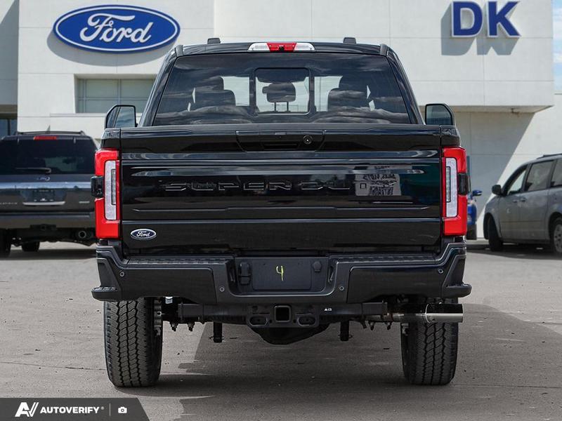 NEW 2026 Ford F-350 Super Duty Platinum - Agate Black Exterior / BLACK ONYX/BLUE LEATHER Interior - $120,761 - Stock #D60436 - VIN 1FT8W3BT6TEE26681 - Photo 5