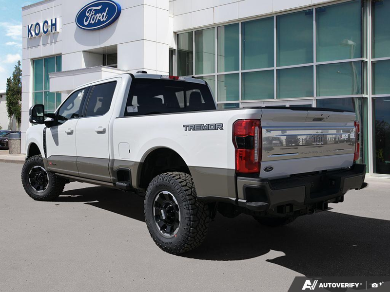 NEW 2026 Ford F-350 Super Duty King Ranch Tremor - Star White/marsh Grey Accent Exterior / JAVA LEATHER Interior - $119,974 - Stock #E60144 - VIN 1FT8W3BM6TED08221 - Photo 4