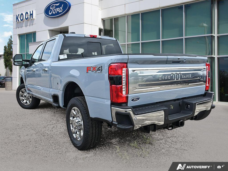 NEW 2026 Ford F-350 Super Duty King Ranch - Glacier Gray Exterior / JAVA LEATHER Interior - $127,992 - Stock #E60948 - VIN 1FT8W3BM6TEE96111 - Photo 4