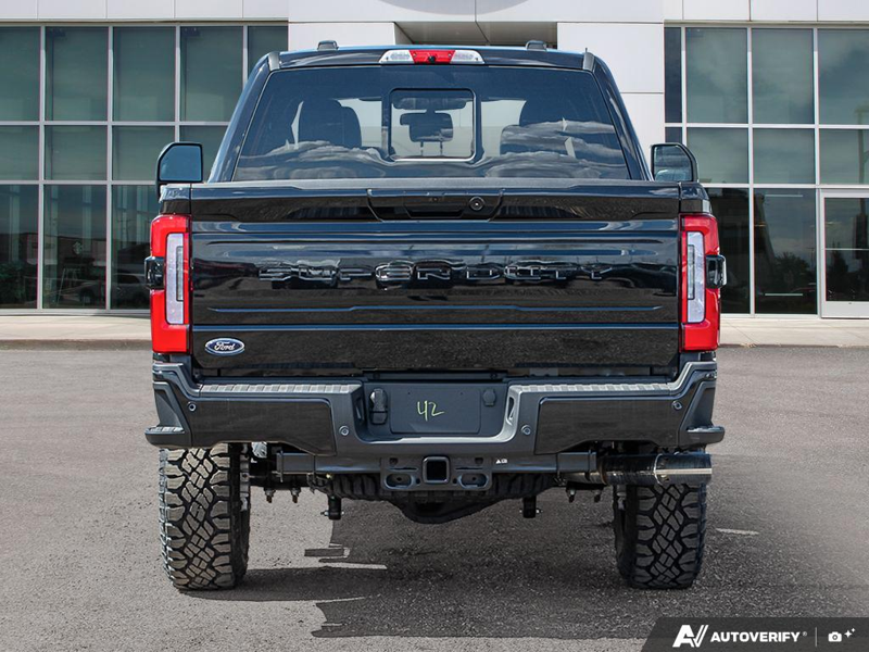 NEW 2026 Ford F-350 Super Duty Platinum Tremor - Agate Black Exterior / BLACK ONYX/BLUE LEATHER Interior - $125,720 - Stock #E60283 - VIN 1FT8W3BM8TED60496 - Photo 5