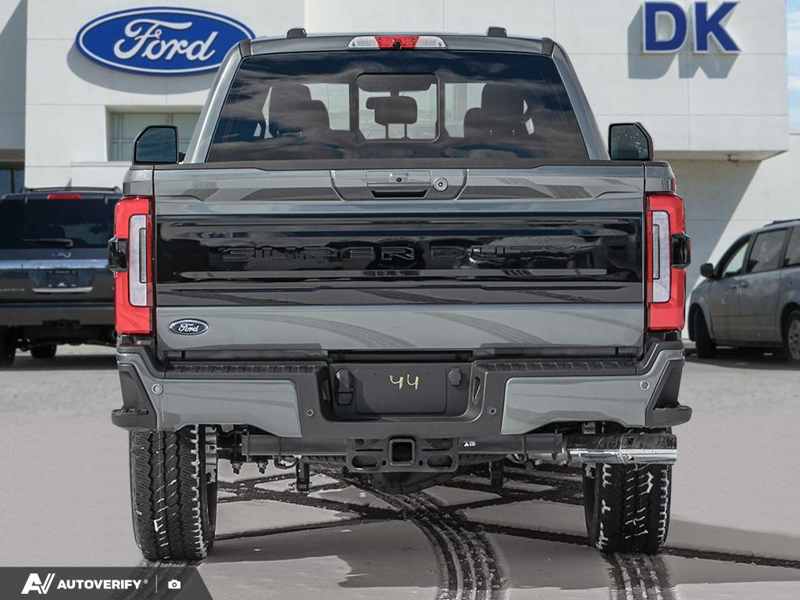 NEW 2026 Ford F-350 Super Duty Platinum - Carbonized Grey Metallic Exterior / BLACK ONYX/BLUE LEATHER Interior - $115,436 - Stock #D60348 - VIN 1FT8W3BT2TEE05424 - Photo 5
