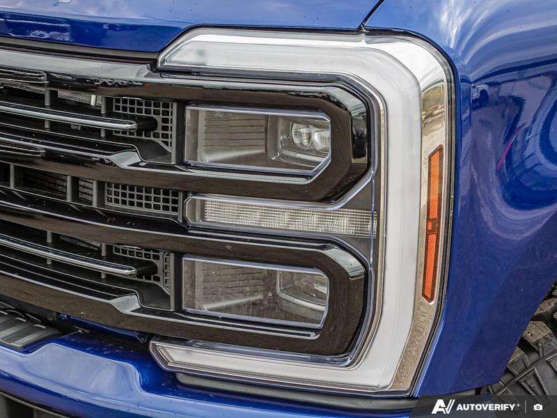 NEW 2026 Ford F-350 Super Duty Platinum Tremor - Argon Blue Metallic Exterior / BLACK ONYX/BLUE LEATHER Interior - $133,893 - Stock #E60017 - VIN 1FT8W3BM1TEC04574 - Photo 10