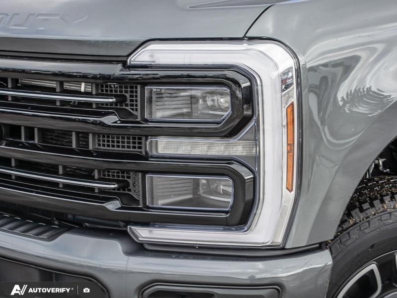 NEW 2026 Ford F-350 Super Duty Platinum - Carbonized Grey Metallic Exterior / BLACK ONYX/BLUE LEATHER Interior - $124,761 - Stock #D60347 - VIN 1FT8W3BM3TEE05392 - Photo 10