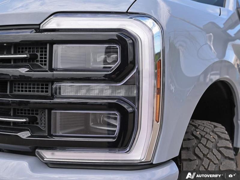 NEW 2026 Ford F-350 Super Duty Platinum - Glacier Gray Exterior / BLACK ONYX/BLUE LEATHER Interior - $137,253 - Stock #E60442 - VIN 1FT8W3BM1TED99091 - Photo 10