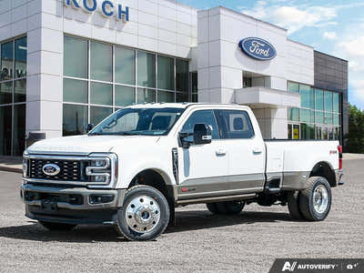 NEW 2026 Ford F-450 Super Duty King Ranch - Star White/marsh Grey Accent Exterior - $135,787 - Stock #E60404 - VIN 1FT8W4DM0TEE06549