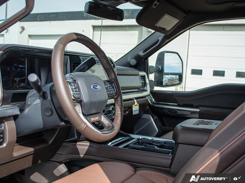 NEW 2026 Ford F-450 Super Duty King Ranch - Star White/marsh Grey Accent Exterior / JAVA LEATHER Interior - $133,928 - Stock #E60509 - VIN 1FT8W4DM1TED85842 - Photo 13