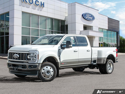 NEW 2026 Ford F-450 Super Duty King Ranch - Star White/marsh Grey Accent Exterior - $133,928 - Stock #E60509 - VIN 1FT8W4DM1TED85842