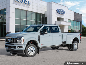 NEW 2026 Ford F-450 Super Duty Platinum - Glacier Gray Exterior - $138,788 - Stock #E60276 - VIN 1FT8W4DM7TED94268