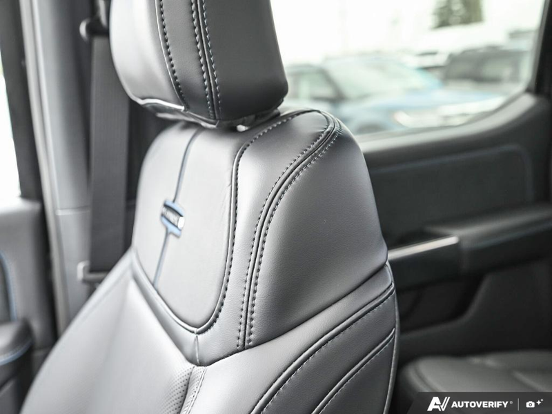 NEW 2026 Ford F-450 Super Duty Platinum - Agate Black Exterior / BLACK ONYX/BLUE LEATHER Interior - $137,958 - Stock #E60275 - VIN 1FT8W4DM9TED92070 - Photo 23