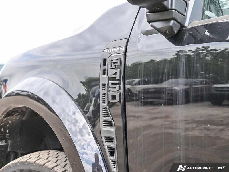 NEW 2026 Ford F-450 Super Duty Platinum - Agate Black Exterior / BLACK ONYX/BLUE LEATHER Interior - $137,958 - Stock #E60275 - VIN 1FT8W4DM9TED92070 - Photo 27