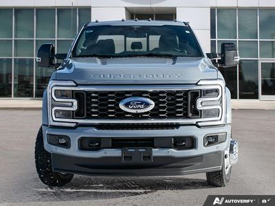 NEW 2026 Ford F-450 Super Duty Platinum - Glacier Gray Exterior - $138,788 - Stock #E60276 - VIN 1FT8W4DM7TED94268