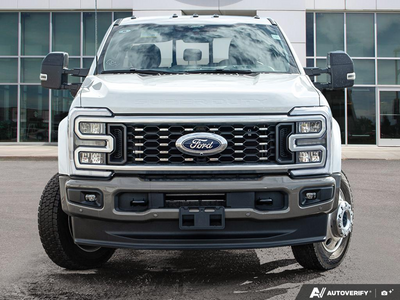 NEW 2026 Ford F-450 Super Duty King Ranch - Star White/marsh Grey Accent Exterior - $130,928 - Stock #E60509 - VIN 1FT8W4DM1TED85842