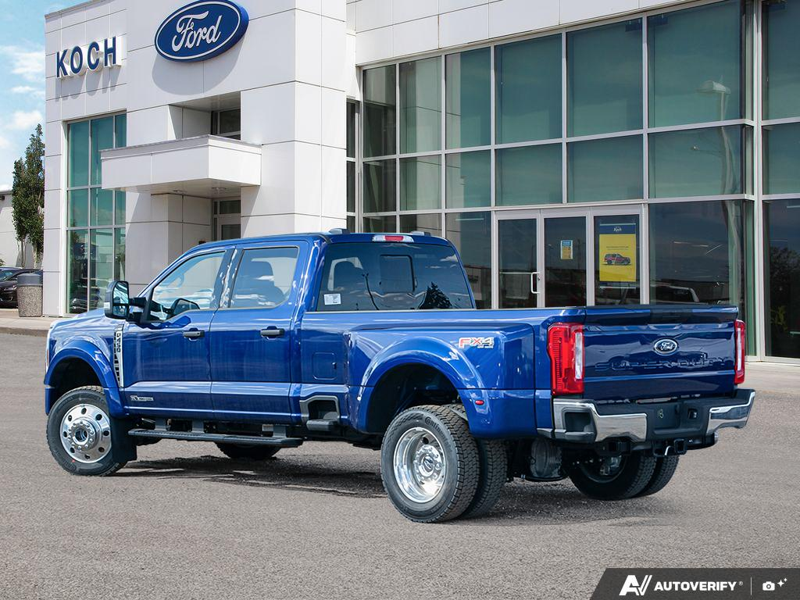 NEW 2026 Ford F-450 Super Duty XLT - Argon Blue Metallic Exterior / MEDIUM DARK SLATE CLOTH Interior - $92,864 - Stock #E60123 - VIN 1FT8W4DT4TED23679 - Photo 4
