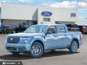 NEW 2026 Ford Maverick XLT - Azure Grey Metallic Tri-coat Exterior - $45,983 - Stock #D60589 - VIN 3FTTW8J39TRA97366