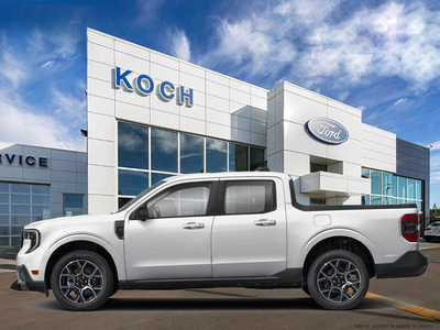 NEW 2026 Ford Maverick Lariat - Space White Metallic Exterior - $49,923 - Stock #E60958 - VIN 3FTTW8S3XTRB30941