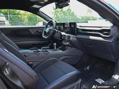 NEW 2026 Ford Mustang Dark Horse - BLACK W/BLUE ACCENTS, CLOTH/VINYL HEATED BUCKET SEATS Interior - $74,017 - Stock #E60780 - VIN 1FA6P8R05T5503575