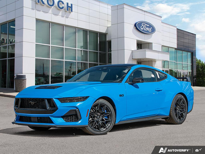 NEW 2026 Ford Mustang GT Premium - Grabber Blue Metallic Exterior - $69,443 - Stock #E60164 - VIN 1FA6P8CF2T5403625