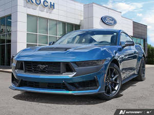 NEW 2026 Ford Mustang Dark Horse - Adriatic Blue Metallic Exterior - $74,017 - Stock #E60780 - VIN 1FA6P8R05T5503575