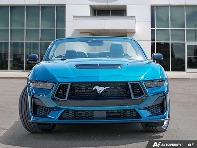 NEW 2026 Ford Mustang GT Premium Convertible - Adriatic Blue Metallic Exterior - $75,609 - Stock #E60105 - VIN 1FAGP8FF6T5103795