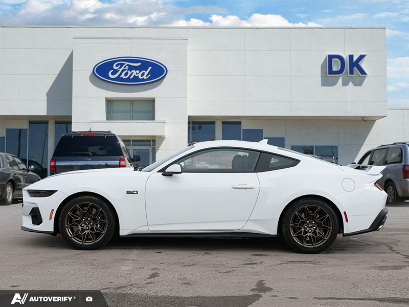 NEW 2026 Ford Mustang GT - Oxford White Exterior / BLACK ONYX CLOTH Interior - $61,602 - Stock #D60195 - VIN 1FA6P8CFXT5404604 - Photo 3