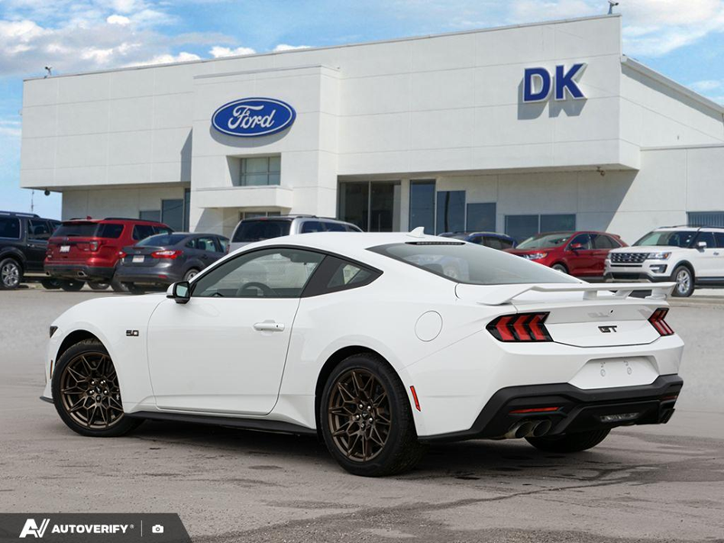NEW 2026 Ford Mustang GT - Oxford White Exterior / BLACK ONYX CLOTH Interior - $61,602 - Stock #D60195 - VIN 1FA6P8CFXT5404604 - Photo 4