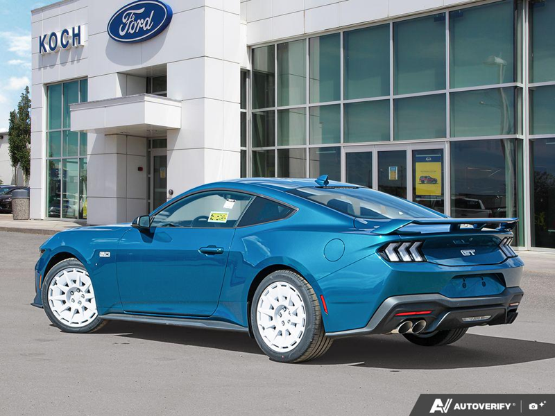 NEW 2026 Ford Mustang GT Premium - Adriatic Blue Metallic Exterior / BLACK ONYX TRIM Interior - $71,810 - Stock #E60117 - VIN 1FA6P8CF1T5401106 - Photo 4