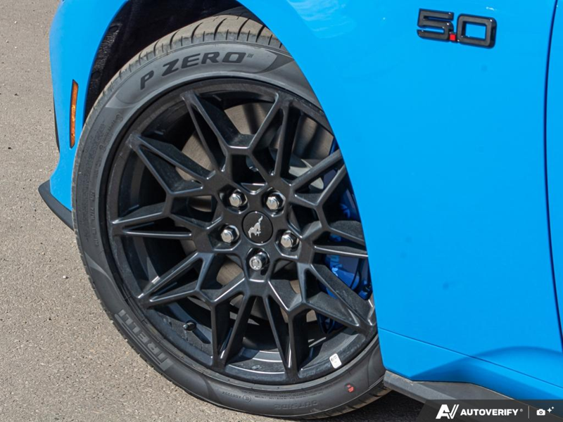 NEW 2026 Ford Mustang GT Premium - Grabber Blue Metallic Exterior / BLACK ONYX LEATHER Interior - $69,443 - Stock #E60164 - VIN 1FA6P8CF2T5403625 - Photo 6
