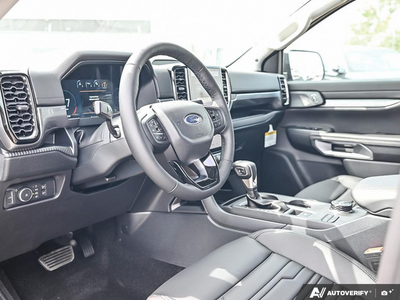 NEW 2026 Ford Ranger LARIAT - EBONY ACTIVEX TRIMMED Interior - $61,789 - Stock #E60928 - VIN 1FTER4KP8TLE33663