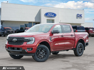 NEW 2026 Ford Ranger XLT - Ruby Red Tri-coat Metallic Exterior - $53,741 - Stock #D60201 - VIN 1FTER4HH2TLE03526