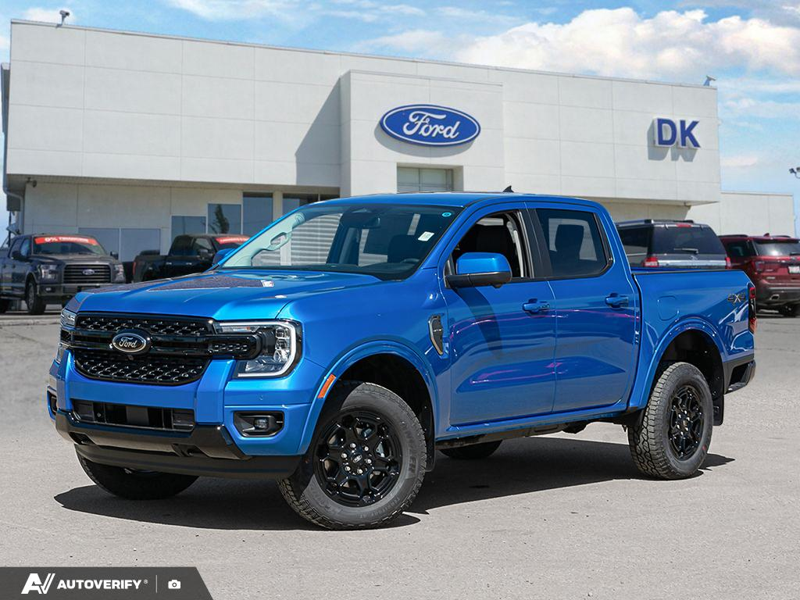 NEW 2026 Ford Ranger LARIAT - Velocity Blue Metallic Exterior / EBONY ACTIVEX TRIMMED Interior - $58,581 - Stock #D60570 - VIN 1FTER4KH0TLE23136 - Photo 1