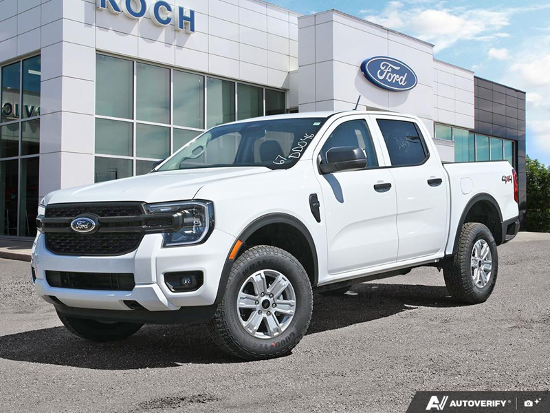 NEW 2026 Ford Ranger XL - Oxford White Exterior / EBONY PREMIUM CLOTH Interior - $46,456 - Stock #E60715 - VIN 1FTER4PH0TLE23453 - Photo 1
