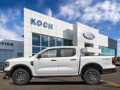 NEW 2026 Ford Ranger XLT - Oxford White Exterior - $56,913 - Stock #E60310 - VIN 1FTER4HP2TLE04246
