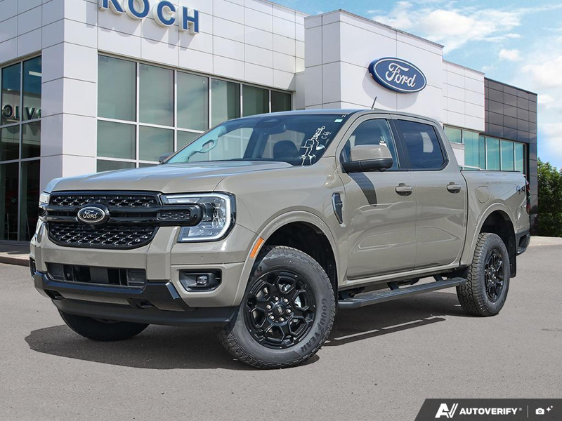 NEW 2026 Ford Ranger LARIAT - Marsh Grey Exterior / EBONY, ACTIVEX TRIMMED FRONT HEATED BUCKET SEATS Interior - $62,317 - Stock #E60934 - VIN 1FTER4KP2TLE29009 - Photo 1