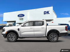 NEW 2026 Ford Ranger LARIAT - Oxford White Exterior - $61,129 - Stock #D60697 - VIN 1FTER4KP9TLE37382