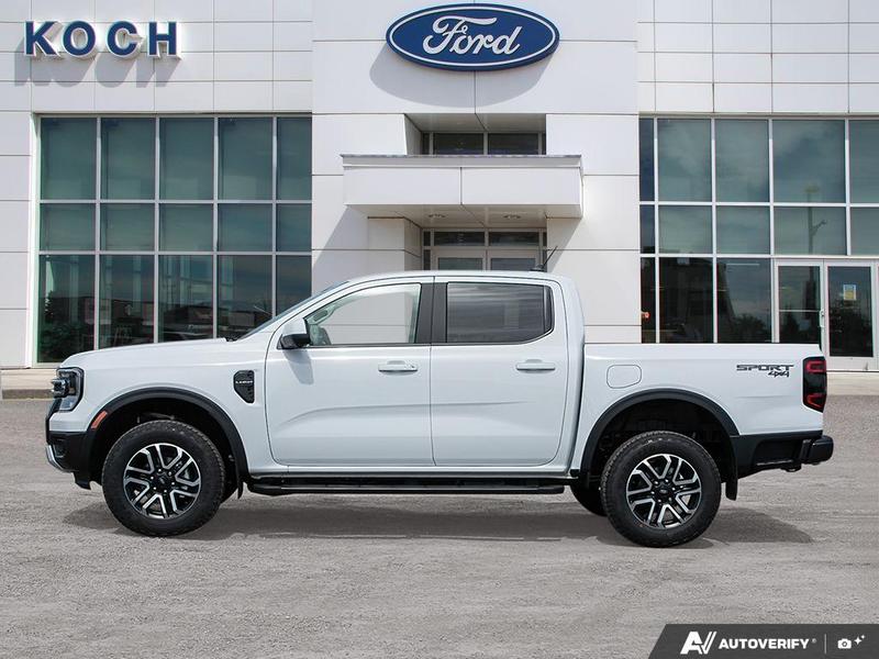 NEW 2026 Ford Ranger LARIAT - Oxford White Exterior / EBONY ACTIVEX TRIMMED Interior - $60,834 - Stock #E60531 - VIN 1FTER4KH5TLE13718 - Photo 3