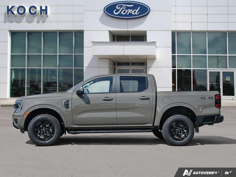 NEW 2026 Ford Ranger LARIAT - Marsh Grey Exterior / EBONY, ACTIVEX TRIMMED FRONT HEATED BUCKET SEATS Interior - $62,317 - Stock #E60934 - VIN 1FTER4KP2TLE29009 - Photo 3
