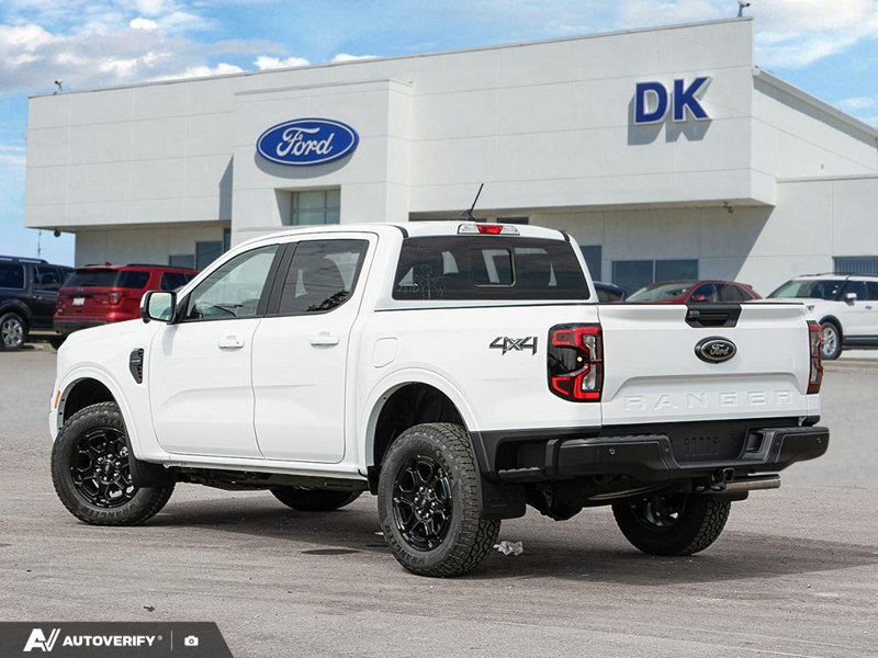 NEW 2026 Ford Ranger LARIAT - Oxford White Exterior / EBONY ACTIVEX TRIMMED Interior - $61,129 - Stock #D60697 - VIN 1FTER4KP9TLE37382 - Photo 4