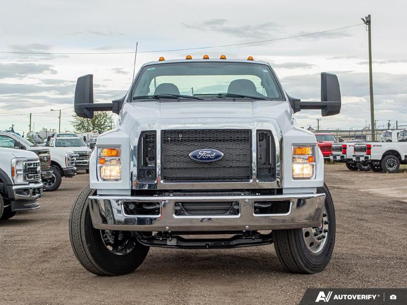 NEW 2026 Ford Super Duty F-750 REGULAR CAB DOCK HGT - Oxford White Exterior / STEEL GRAY CLOTH Interior - $123,523 - Stock #E60036 - VIN 1FDPF7DX6TDF04946 - Photo 2