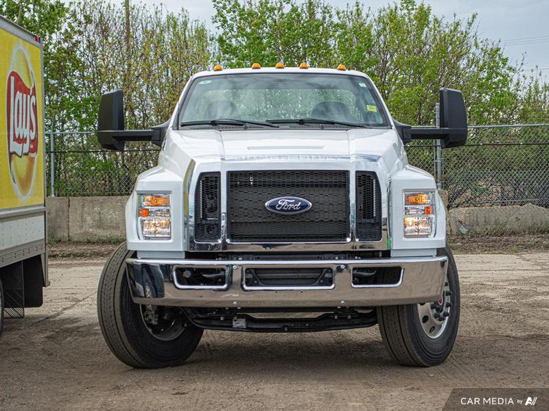 NEW 2026 Ford Super Duty F-750 REGULAR CAB DOCK HGT - Oxford White Exterior / STEEL GRAY CLOTH Interior - $122,946 - Stock #E60003 - VIN 1FDPF7DX4TDF00667 - Photo 2