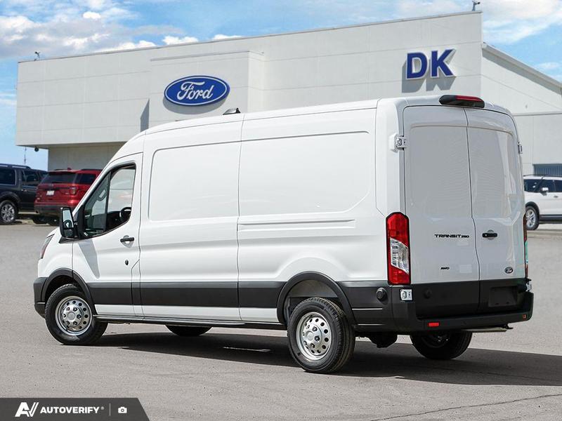 NEW 2026 Ford Transit Cargo Van BASE - Oxford White Exterior / DARK PALAZZO GRAY Interior - $70,328 - Stock #D60445 - VIN 1FTBR2C87TKA86220 - Photo 4
