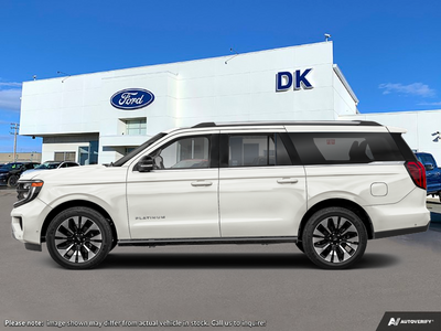 NEW 2027 Ford Expedition Platinum Max - Star White Tri-Coat Exterior - $114,044 - Stock #D70049 - VIN 1FMJK1M85VEA27415