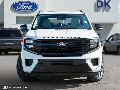 NEW 2027 Ford Expedition Platinum Max - Star White Tri-Coat Exterior - $108,957 - Stock #D70049 - VIN 1FMJK1M85VEA27415