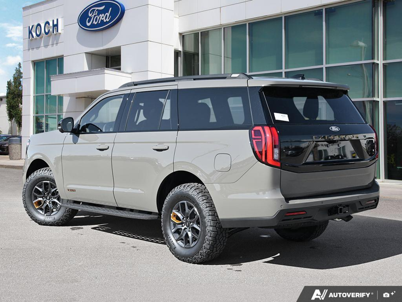 NEW 2027 Ford Expedition Tremor - Marsh Grey Exterior / BLACK ONYX/ELECTRIC SPICE, LEATHER-TRIMMED HEATED & VENTILATED F Interior - $109,844 - Stock #E70010 - VIN 1FMJU1RG7VEA00811 - Photo 4