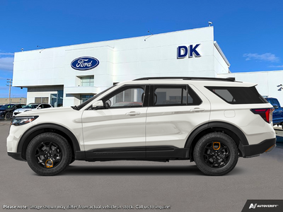 NEW 2027 Ford Explorer Tremor - Star White Tri-Coat Exterior - $75,447 - Stock #D70002 - VIN 1FMWK8JC3VGA04419