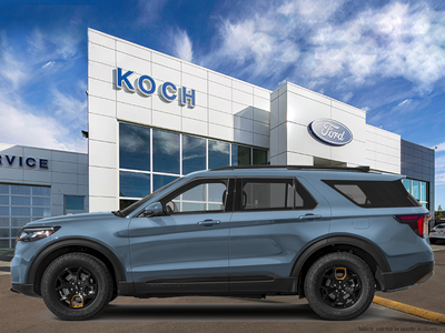 NEW 2027 Ford Explorer Tremor - Vapor Blue Metallic Exterior - $68,624 - Stock #E70078 - VIN 1FMUK8JH5VGA55889