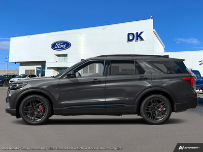 NEW 2027 Ford Explorer ST - Carbonized Grey Metallic Exterior - $73,527 - Stock #D70071 - VIN 1FMWK8GC9VGA38775