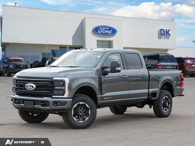 NEW 2027 Ford F-350 Super Duty Platinum - Carbonized Grey Metallic Exterior - $132,366 - Stock #D70019 - VIN 1FT8W3BM9VEC11517