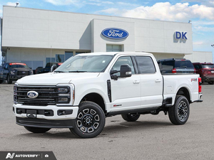 NEW 2027 Ford F-350 Super Duty PLATINUM - Star White Tri-Coat Exterior - $134,598 - Stock #D70030 - VIN 1FT8W3BM8VEC27563